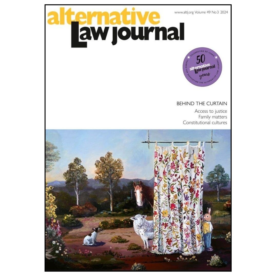 Alternative Law Journal cover Alternative Law Journal cover